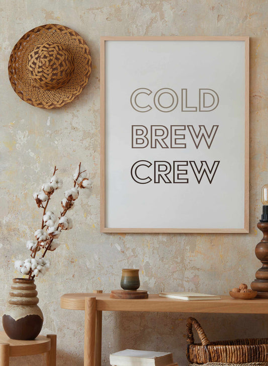 Cold Brew Crew, Poster